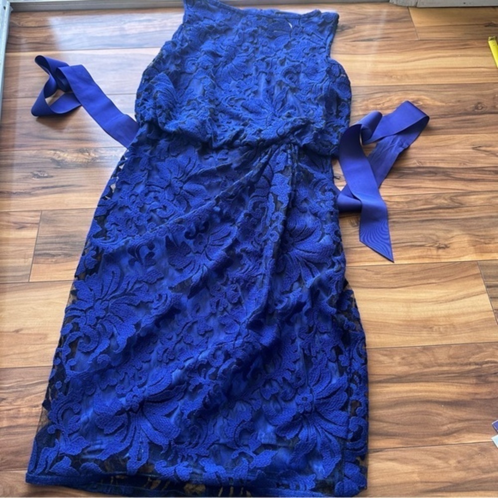 tadashi shoji greata lace cocktail dress 8